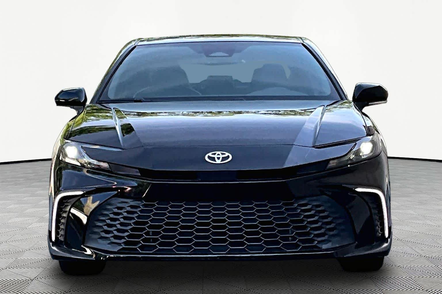 Used 2025 Midnight Black Metallic Toyota SE image 4