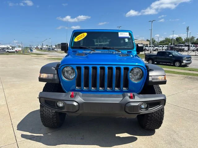 Certified Used 2022 Hydro Blue Pearlcoat Jeep Unlimited Rubicon image 5