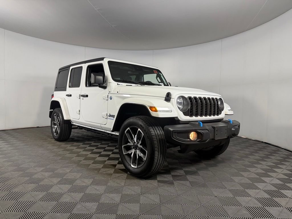 Certified Used 2024 White Jeep Sport S 4xe image 5