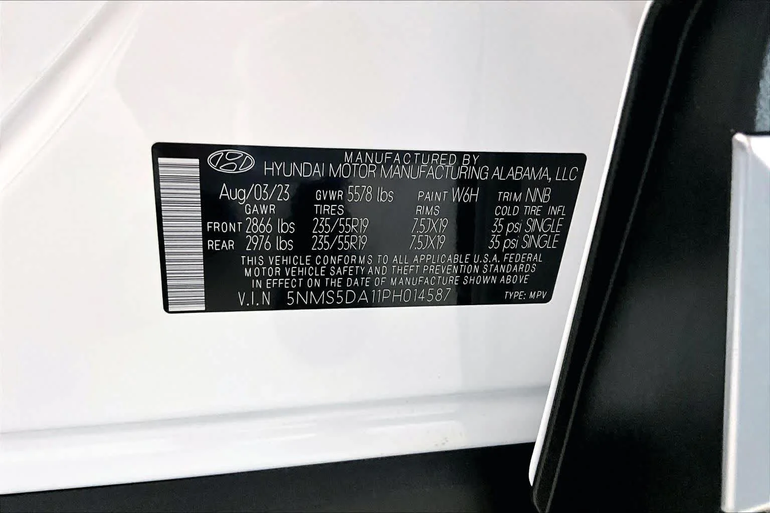 Used 2023 Serenity White Pearl Hyundai Limited image 18