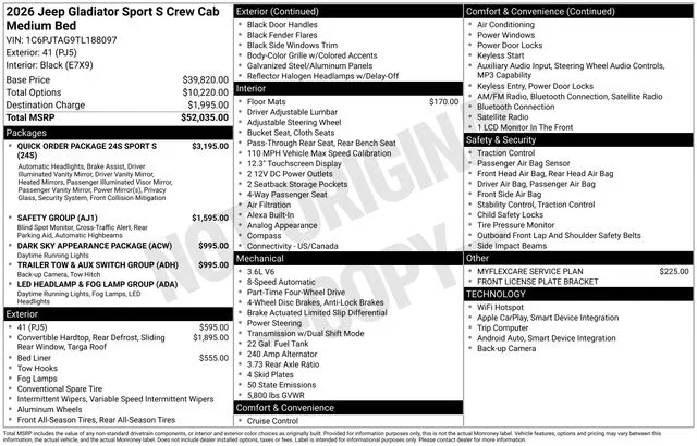 New 2026 41 Exterior Paint Jeep Sport S image 33