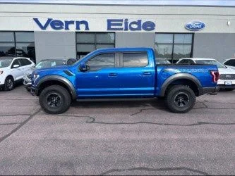 Used 2018 Lightning Blue Ford Raptor image 1