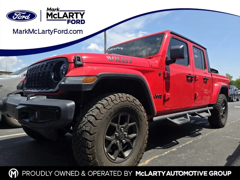 Used 2024 Firecracker Red Clearcoat JEEP WILLYS image 1