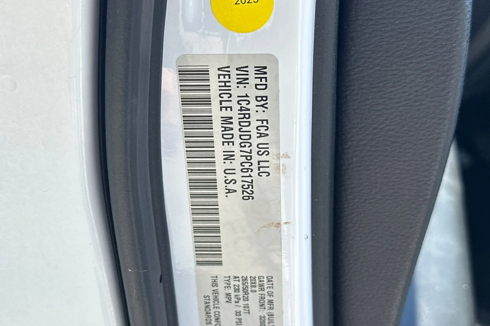 Certified Used 2023 White Knuckle Clearcoat Dodge GT image 30