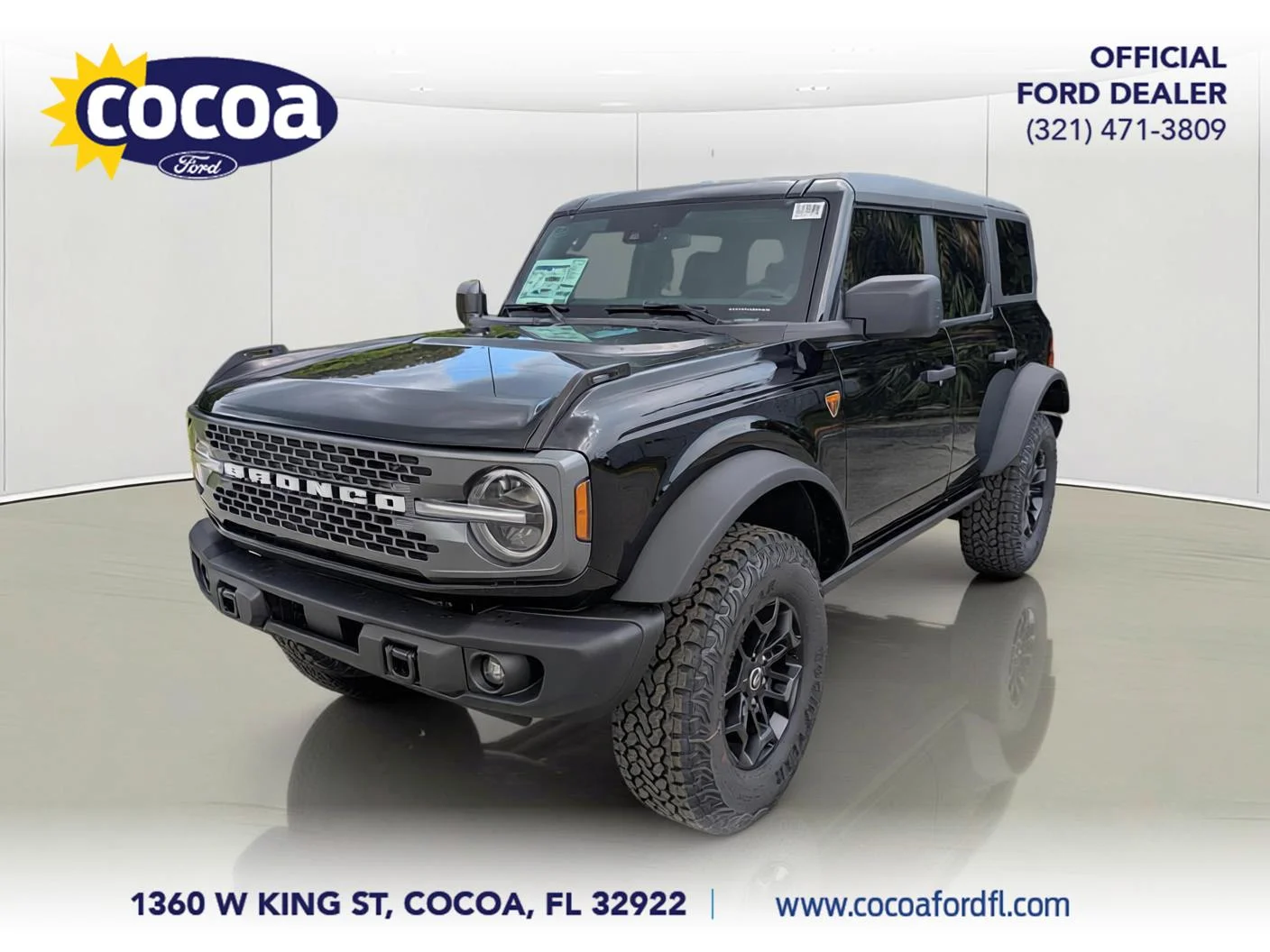 New 2026 Shadow Black Ford Badlands® image 1