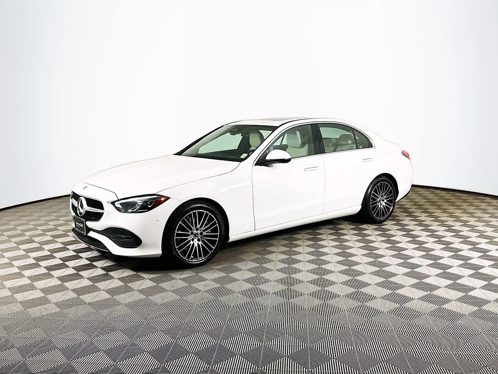 Used 2024 White Mercedes-Benz C 300 image 3