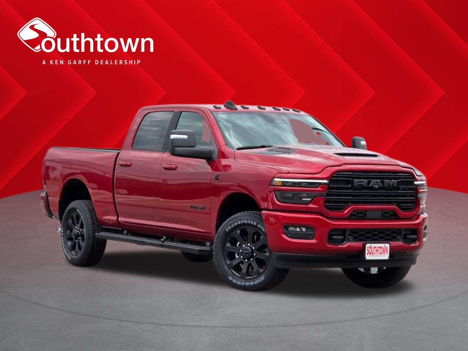 New 2026 Molten Red Pearl-Coat Exterior Paint RAM Laramie image 1