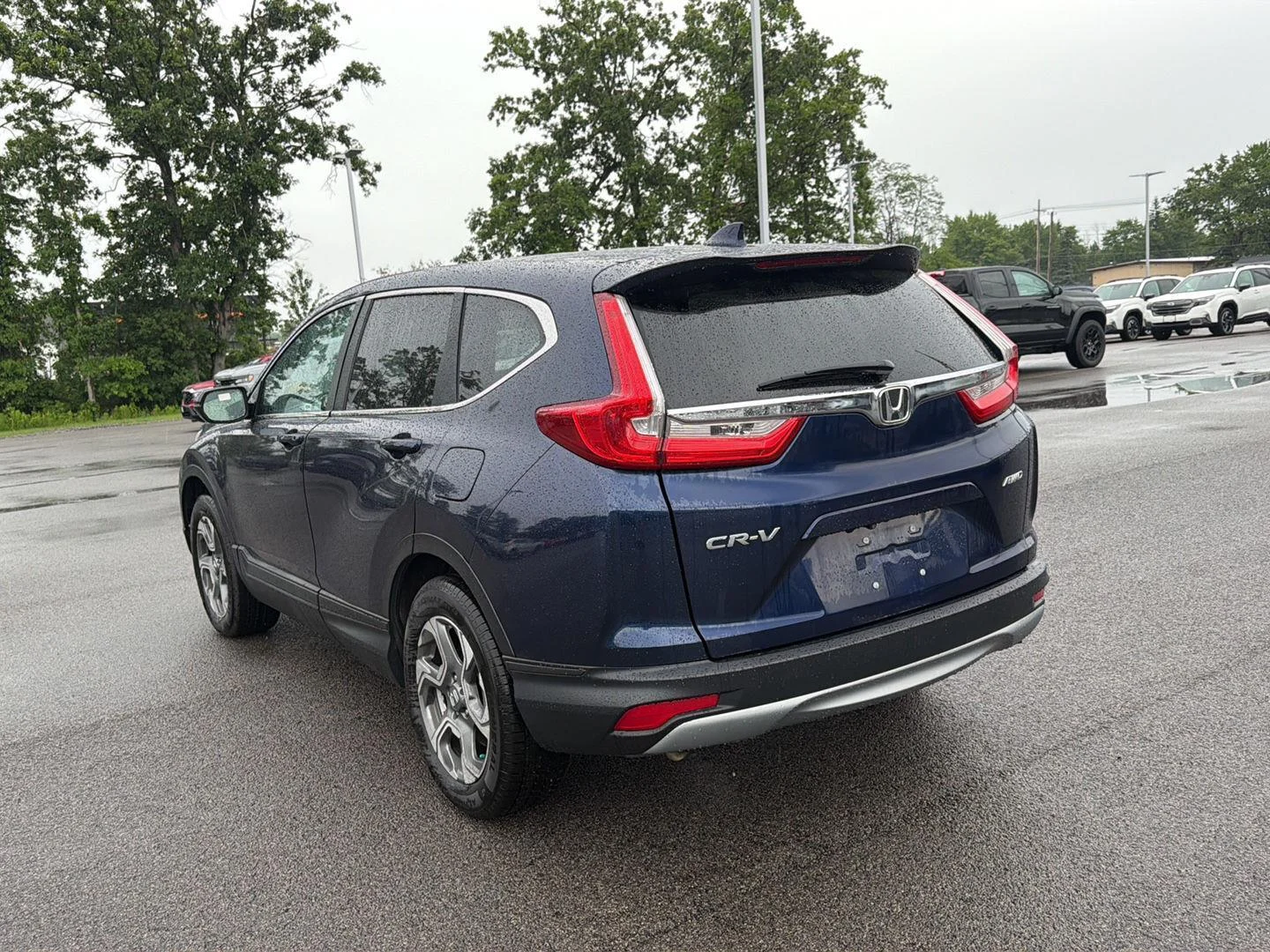 Used 2019 Obsidian Blue Pearl Honda EX image 6