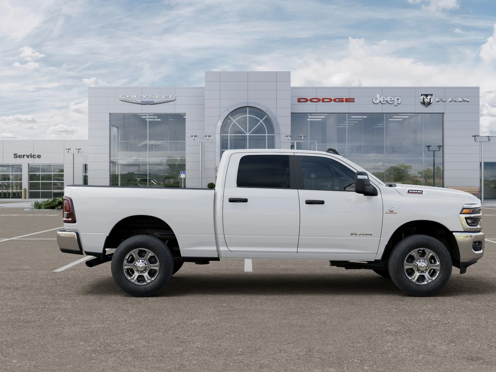 New 2026 Bright White Clearcoat RAM Big Horn image 48
