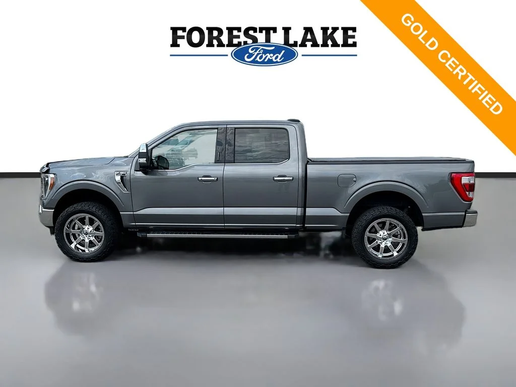 Used 2021 Gray Metallic Ford Lariat image 4