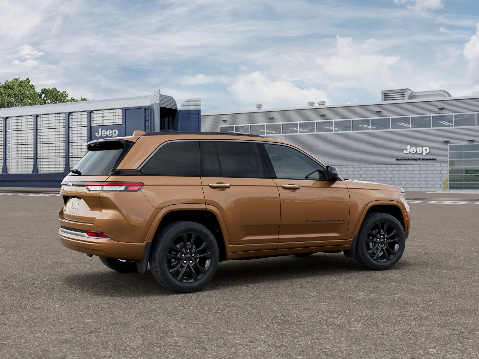 New 2026 Copper Shino Metallic Clear-Coat Exterior Paint Jeep Limited Reserve image 9