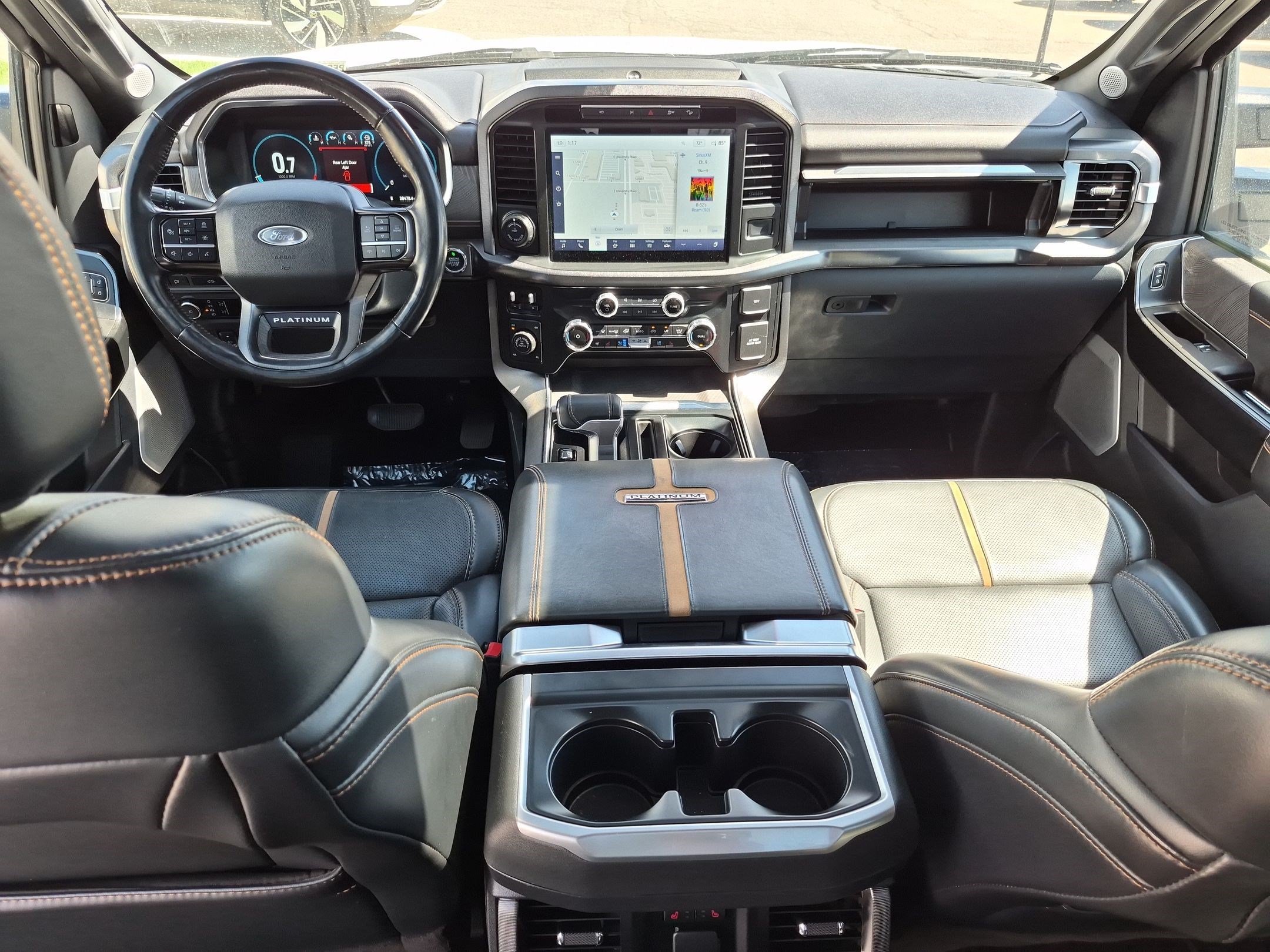 Used 2023 Star White Metallic Tri-Coat Ford Platinum image 30