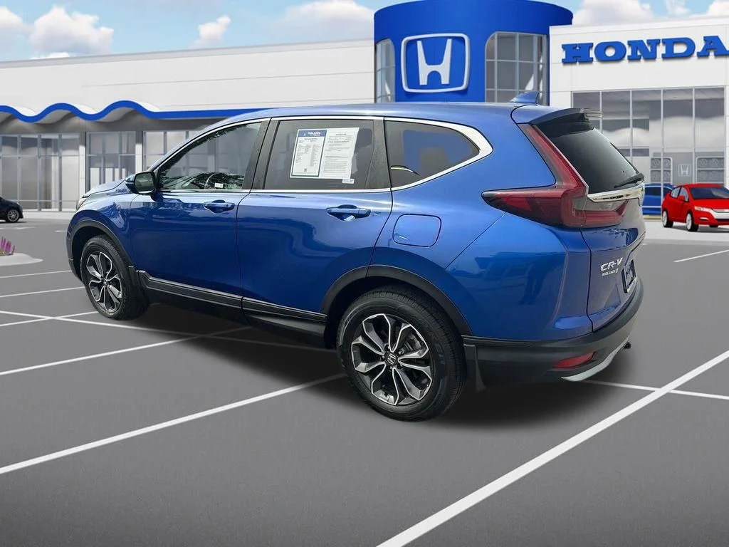 Certified Used 2021 Aegean Blue Metallic Honda EX-L image 11