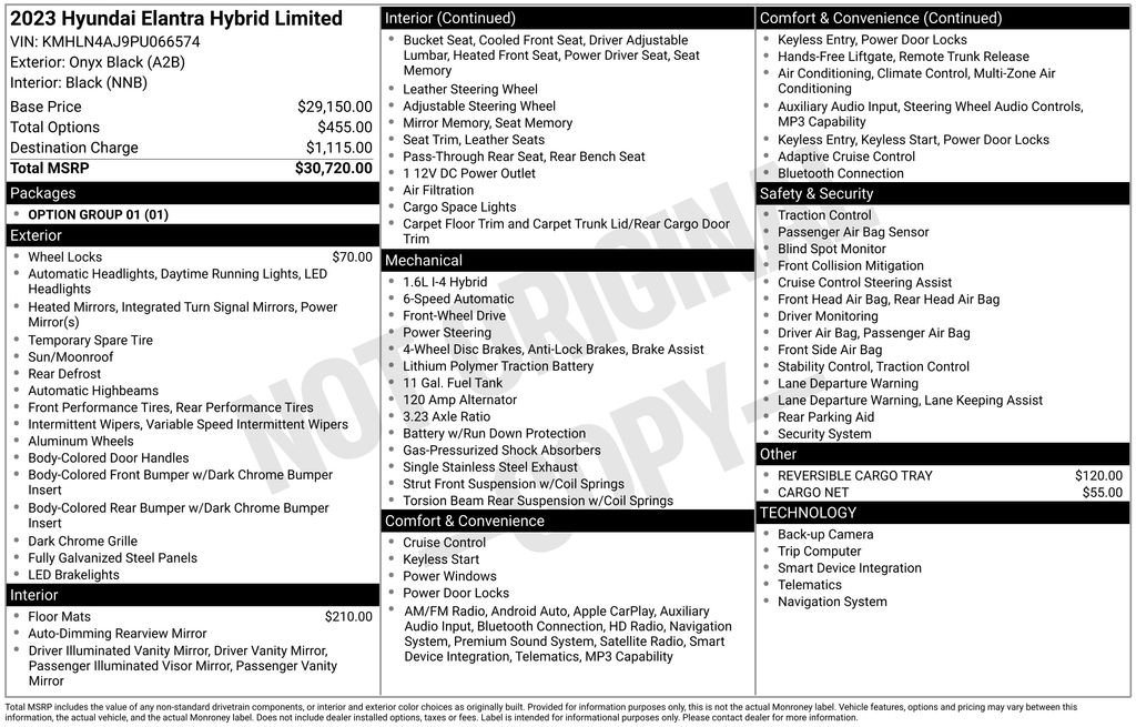 Certified Used 2023 Black Hyundai Limited image 7