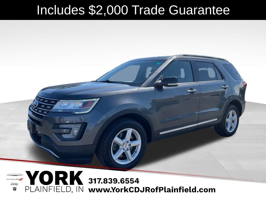 Gray 2017 Ford Explorer XLT AWD SUV / Crossover All-Wheel Drive 6-Speed Automatic
