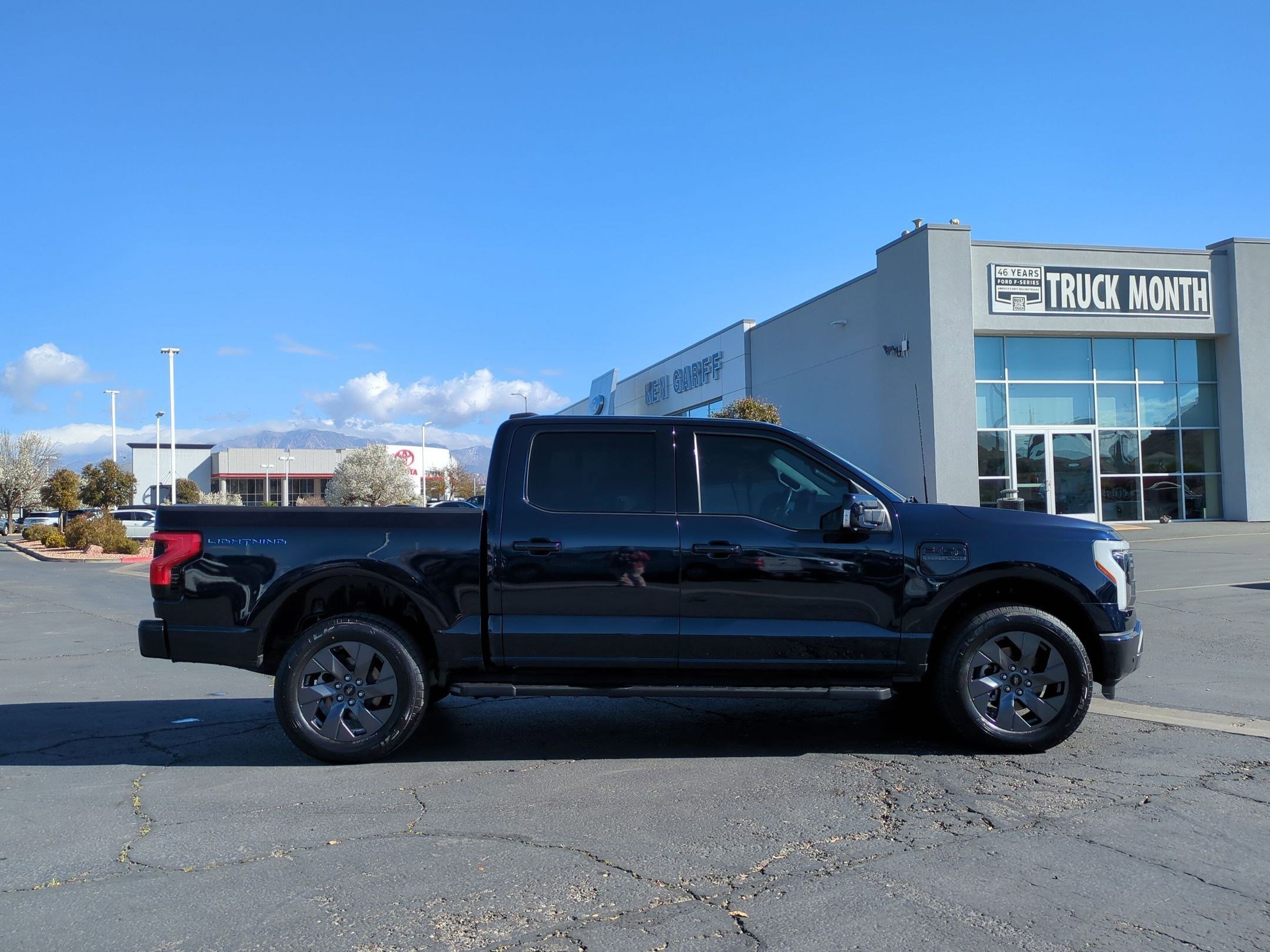 Certified 2023 Ford F-150 Lightning Lariat with VIN 1FTVW1EL2PWG19039 for sale in St. George, UT