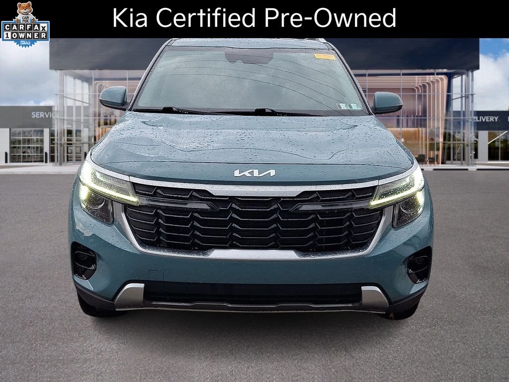 Certified Used 2024 Blue Kia EX image 2