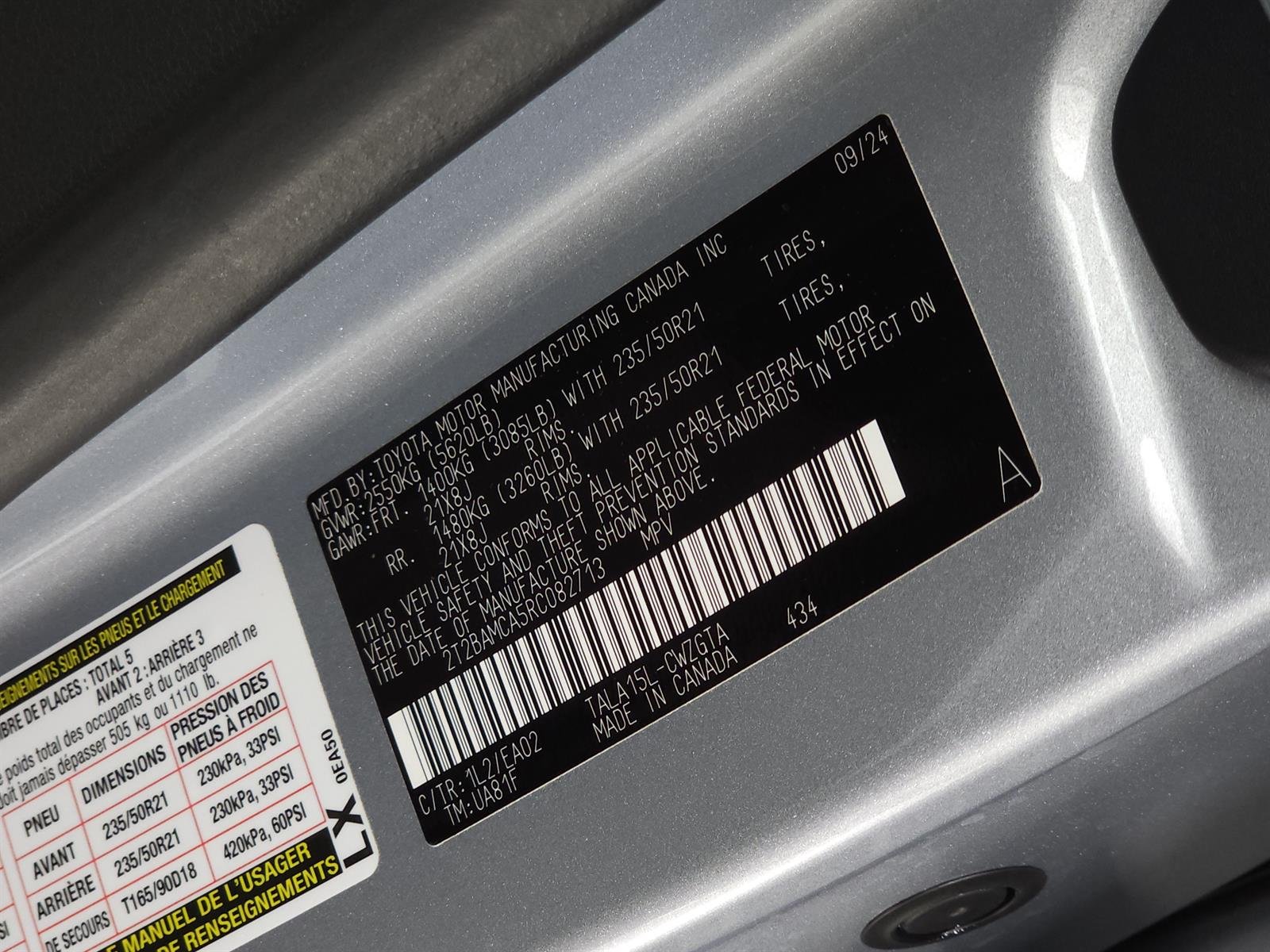 Certified Used 2024 Silver Lexus PREMIUM image 36