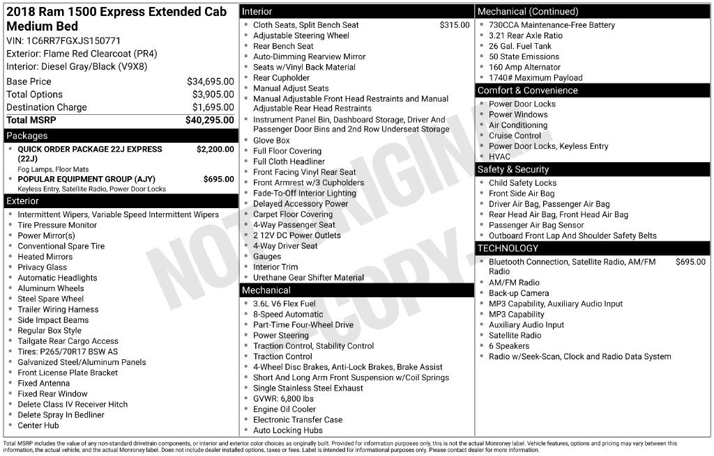Used 2018 Red Ram Express image 2