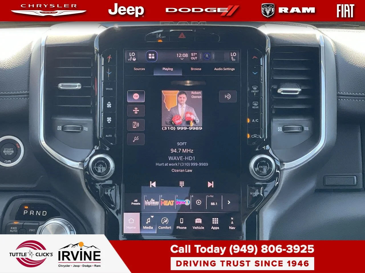 New 2027 Diamond Black Crystal Pearl-Coat Exterior Paint RAM Laramie image 20