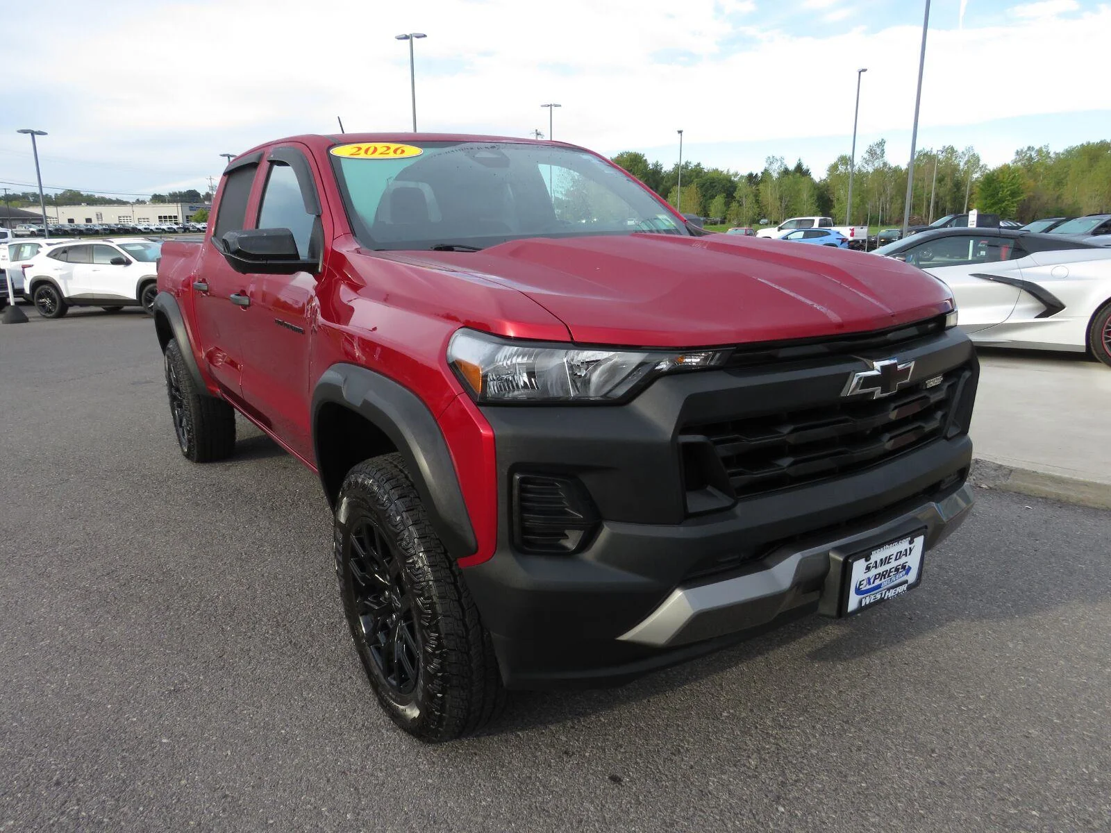 Used 2026 Radiant Red Tintcoat Chevrolet 4WD Trail Boss image 3