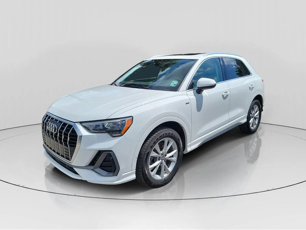 Used 2021 White Audi Premium image 3