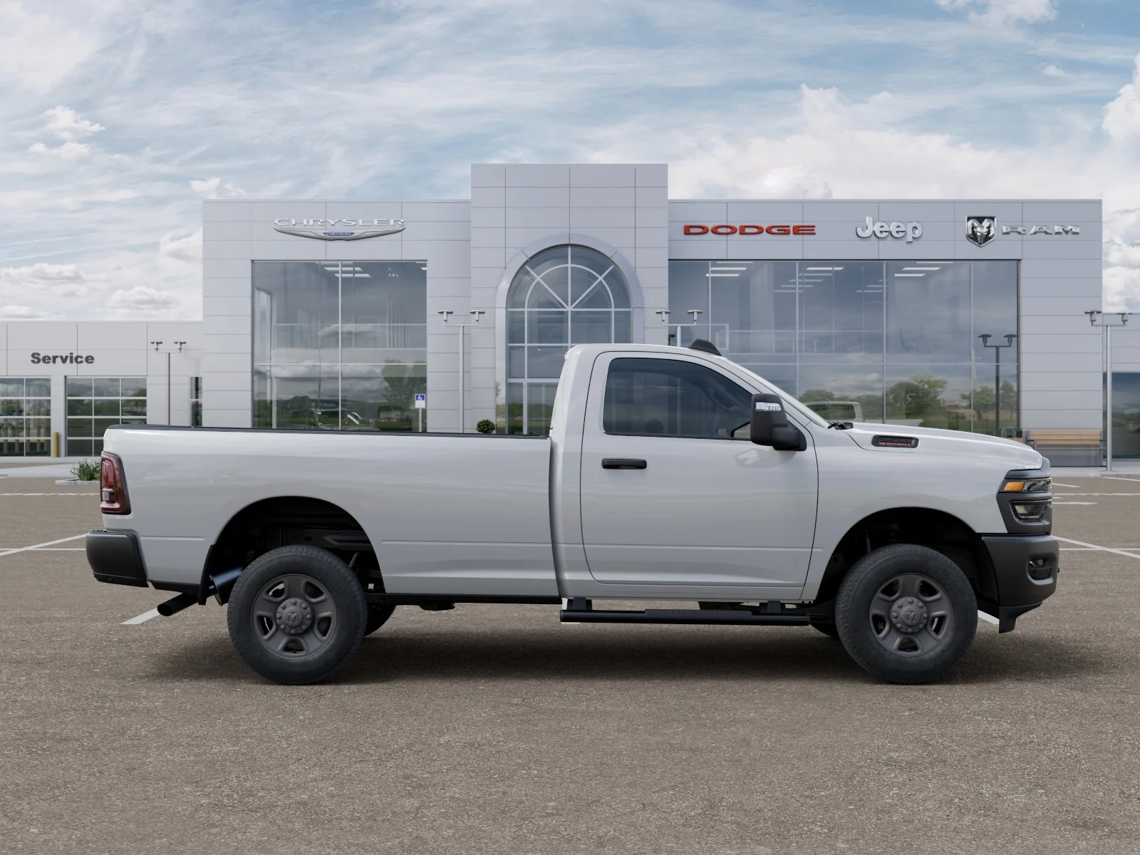 New 2025 Bright White Clear-Coat Exterior Paint RAM Tradesman image 32