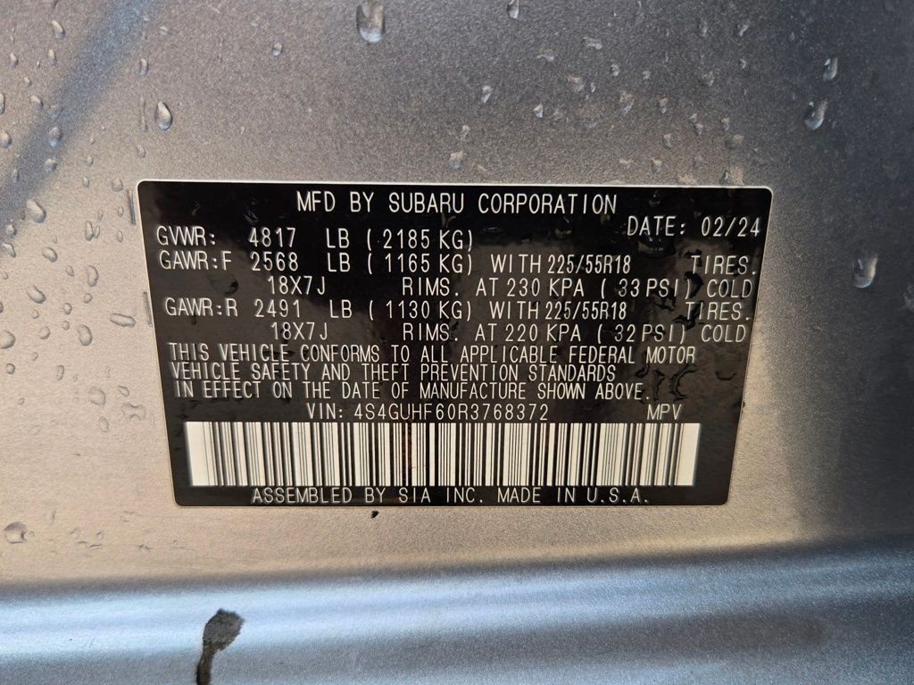 Used 2024 Silver Subaru Sport image 30
