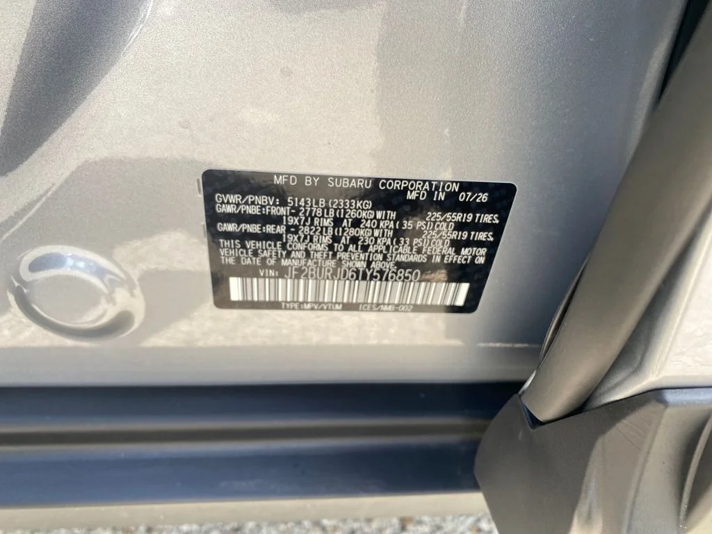 New 2026 ICE SILVER METALLIC Subaru Touring XT image 27