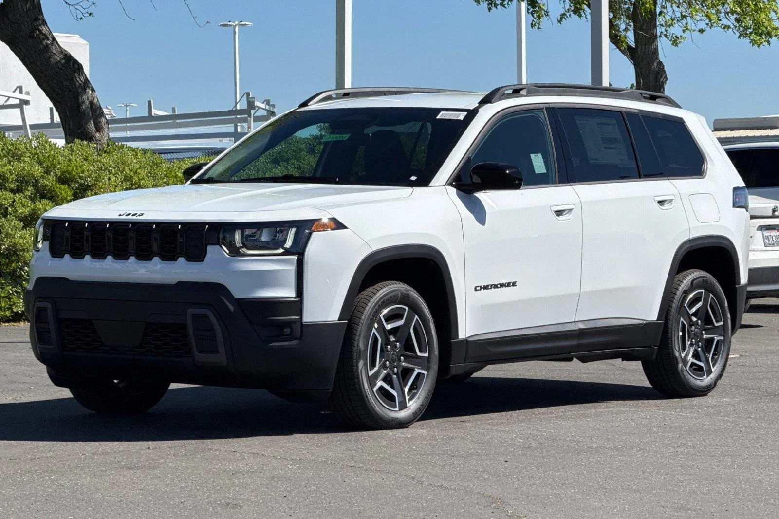New 2026 Bright White Clearcoat Jeep Laredo image 8