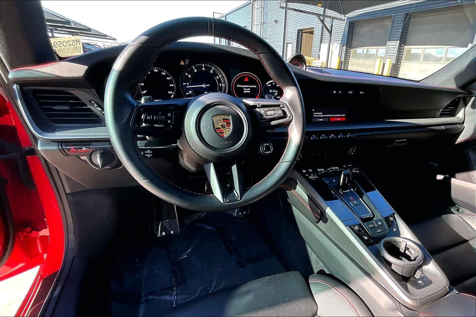 Used 2021 Guards Red Porsche Carrera image 14