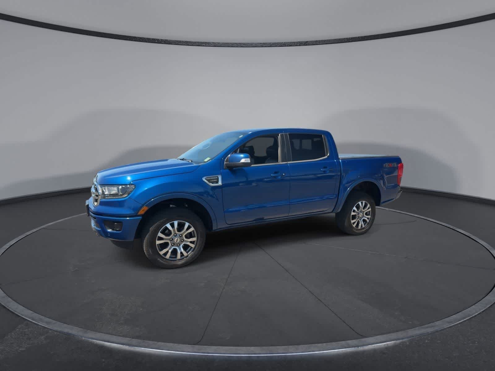 Used 2020 Lightning Blue Metallic Ford LARIAT image 4