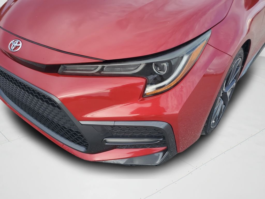 Certified Used 2021 Red Toyota SE image 9