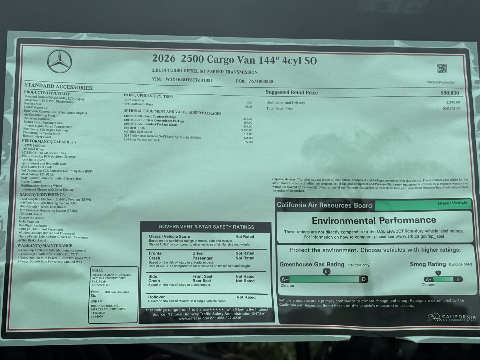 New 2026 Blue Gray Mercedes-Benz  image 12