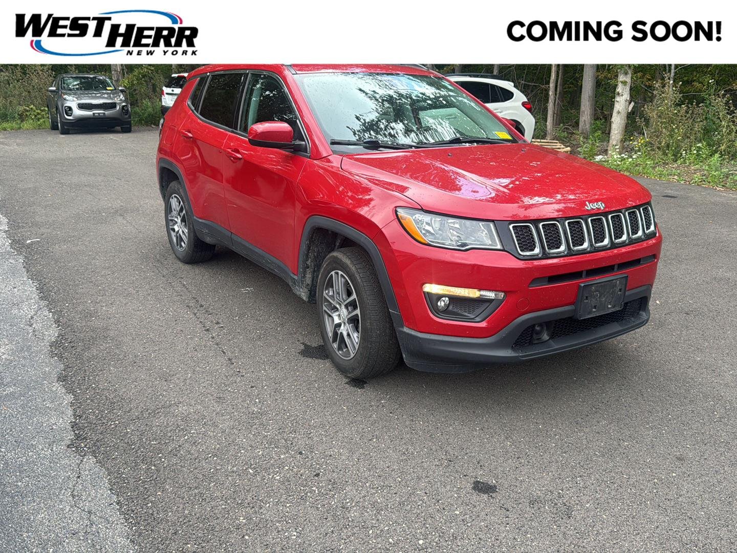 Used 2020 Redline Pearlcoat Jeep Latitude w/Sun/Safety Pkg image 1