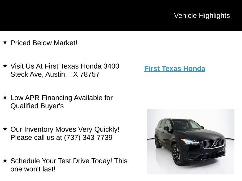 Used 2021 Onyx Black Metallic Volvo T6 Momentum image 10
