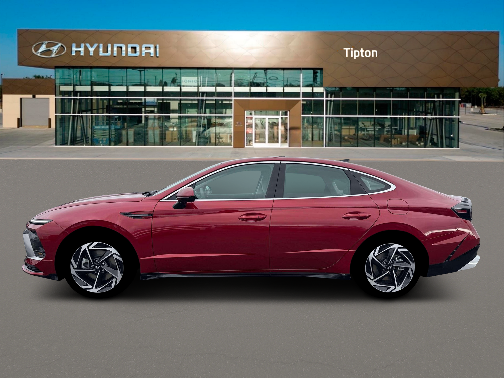 New 2026 Red Hyundai SEL Sport image 3