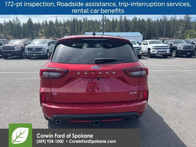 Used 2024 Rapid Red Metallic Tinted Clearcoat Ford ST-Line Elite image 7