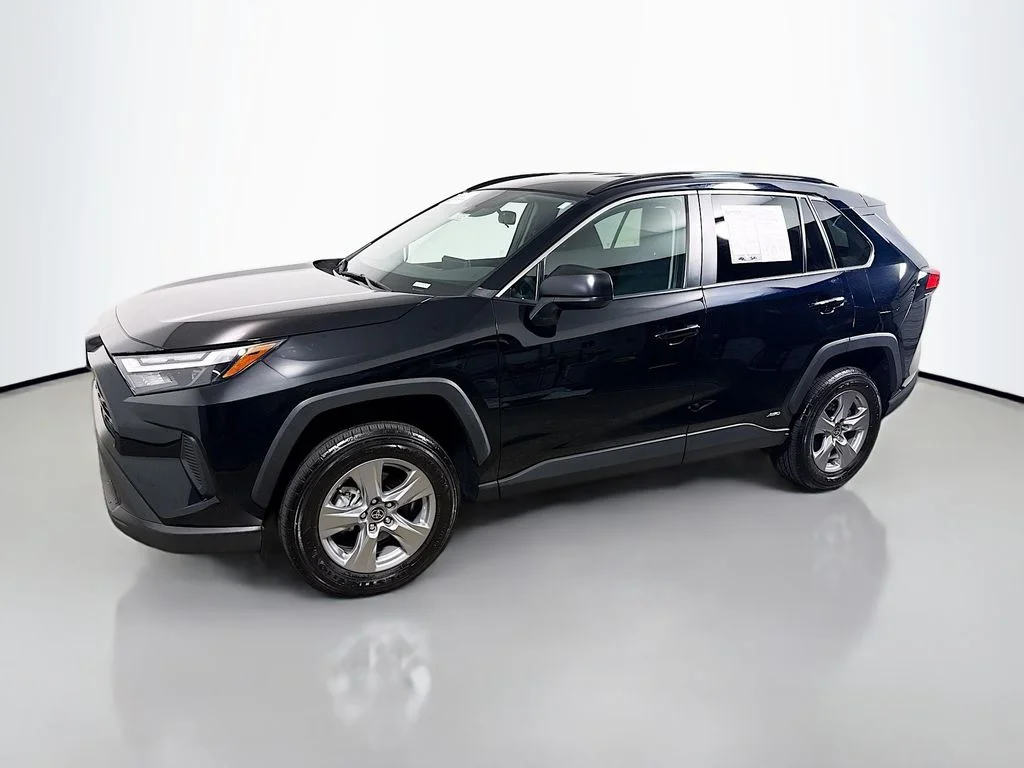 Certified Used 2025 Midnight Black Metallic Toyota Hybrid LE image 3