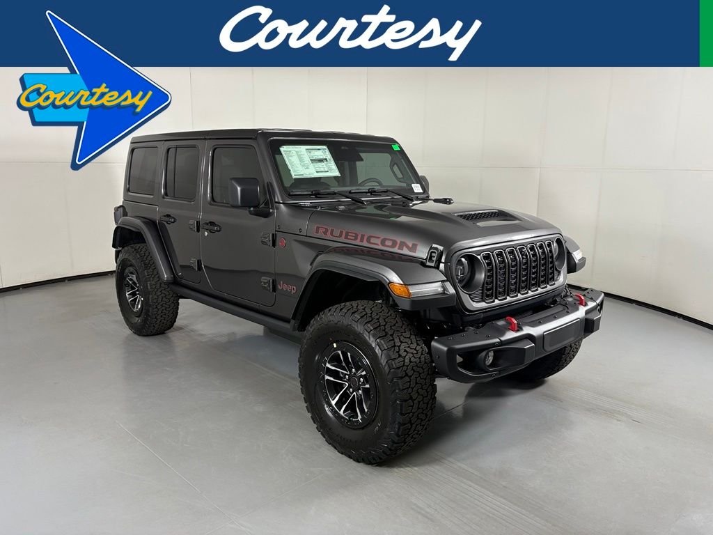 New 2026 Granite Crystal Metallic Clear-Coat Exterior Paint Jeep Rubicon X image 1