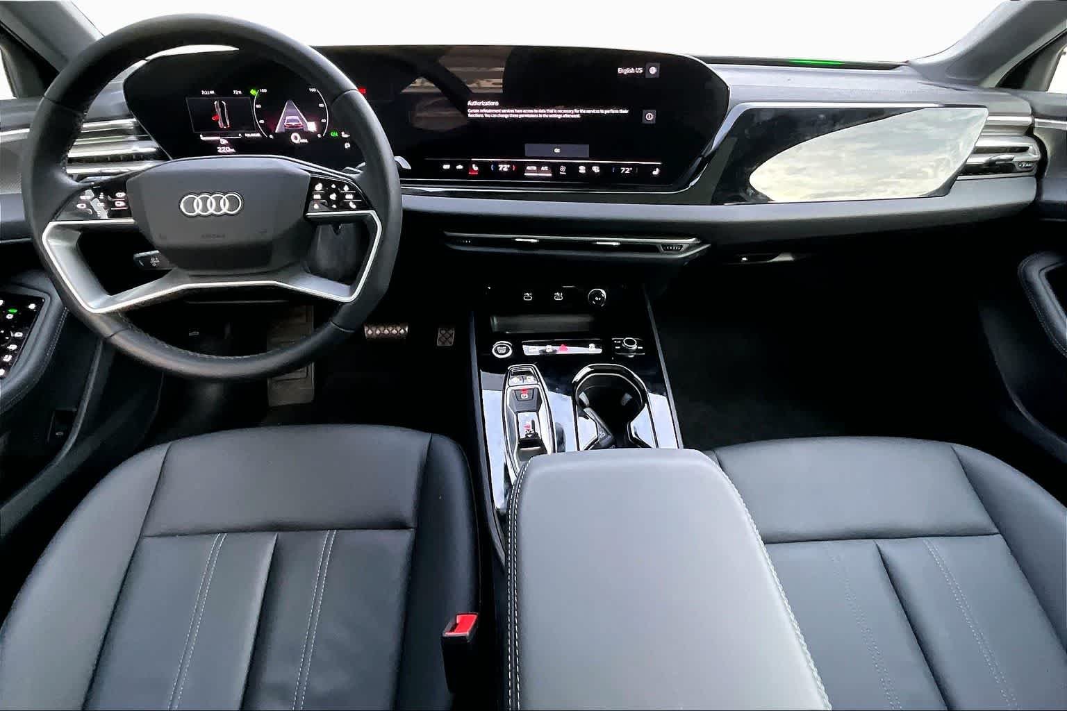 Used 2025 Glacier White Metallic Audi Premium Plus image 14