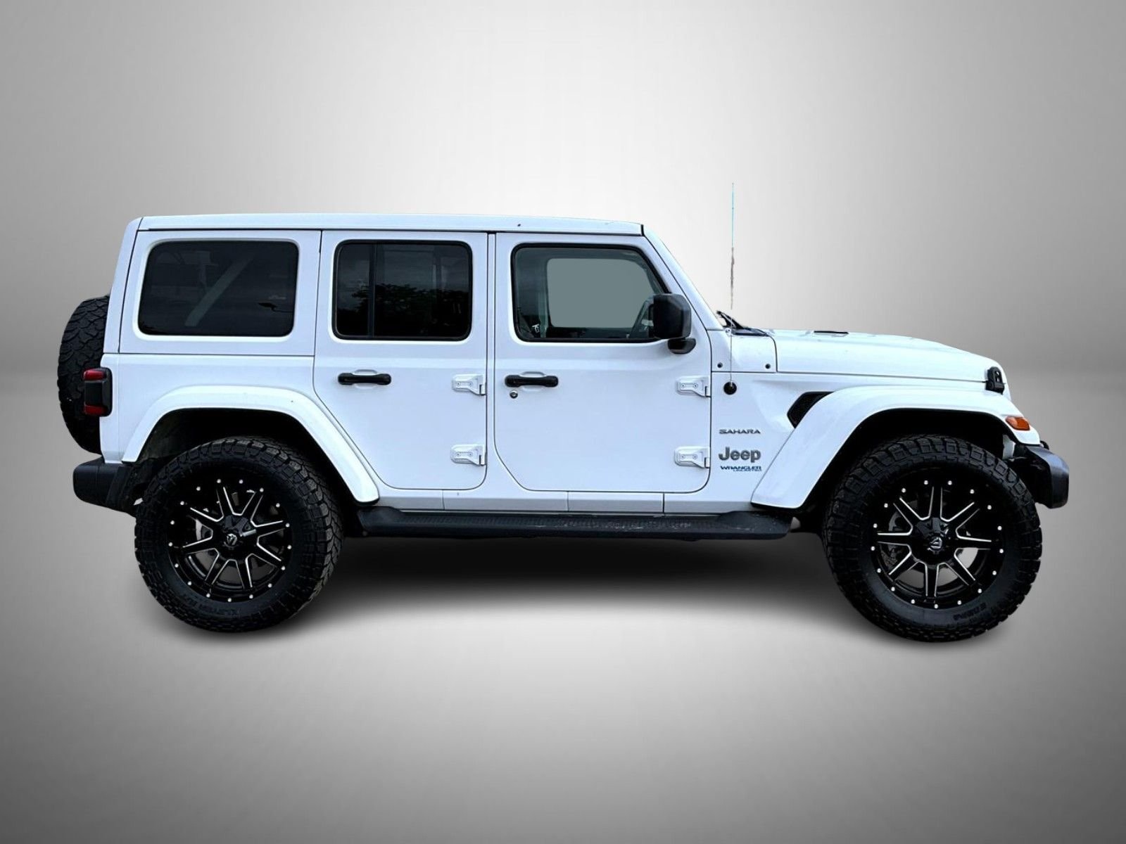 Used 2021 White Jeep Unlimited Sahara 4xe image 4
