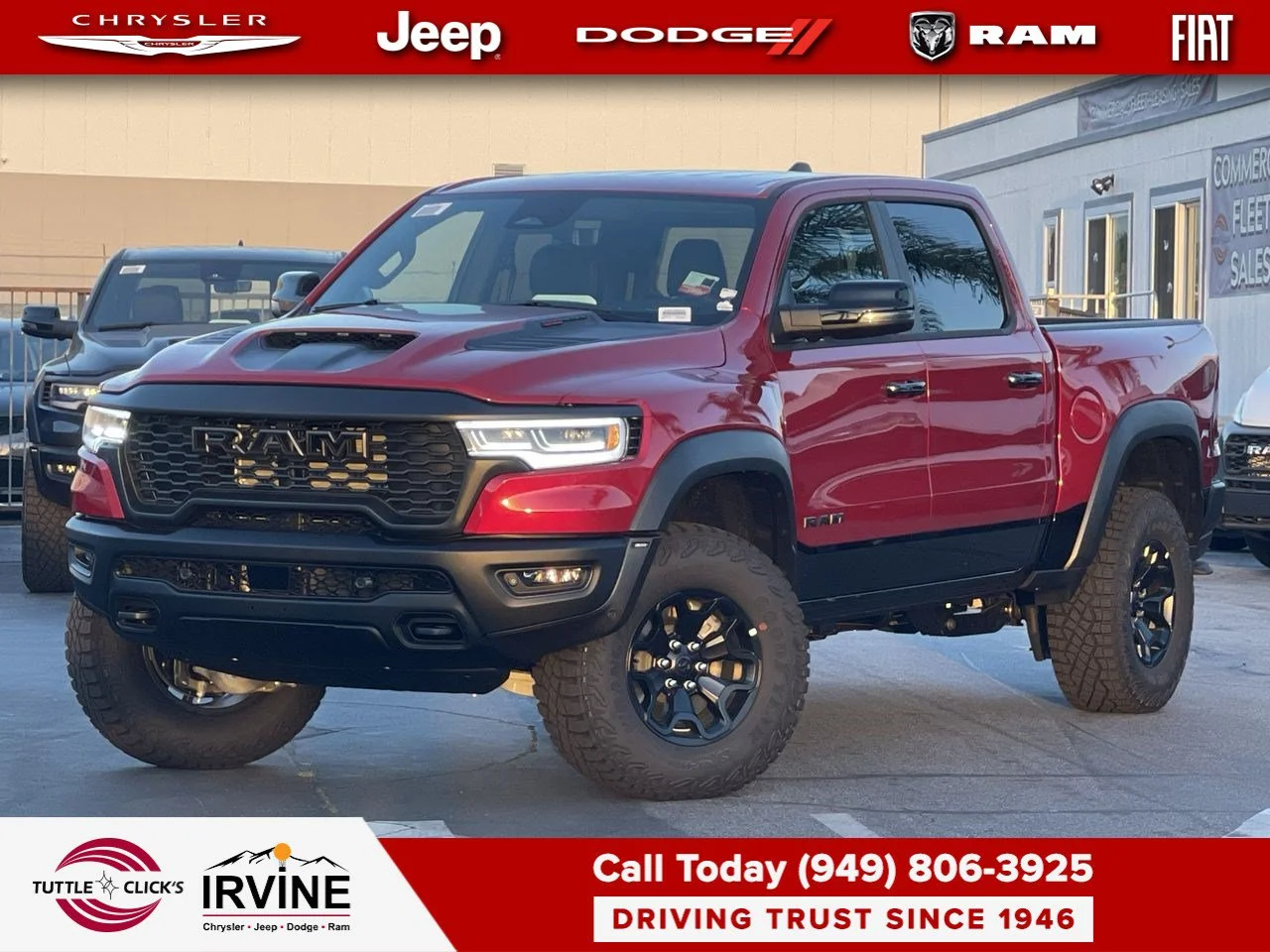 New 2027 Molten Red Pearl-Coat Exterior Paint RAM RHO image 1