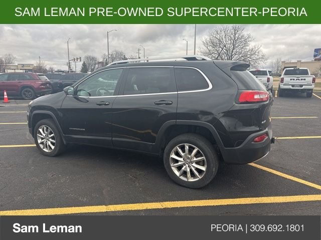 Used 2014 Jeep Cherokee Limited with VIN 1C4PJMDSXEW190344 for sale in Peoria, IL
