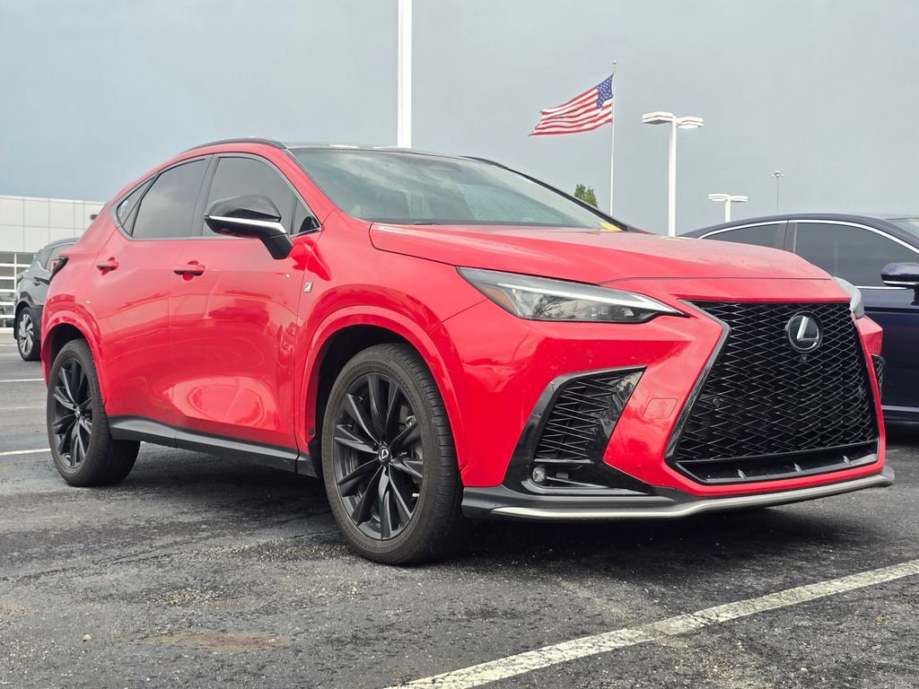 Used 2022 Red Lexus 350 F SPORT Handling image 1