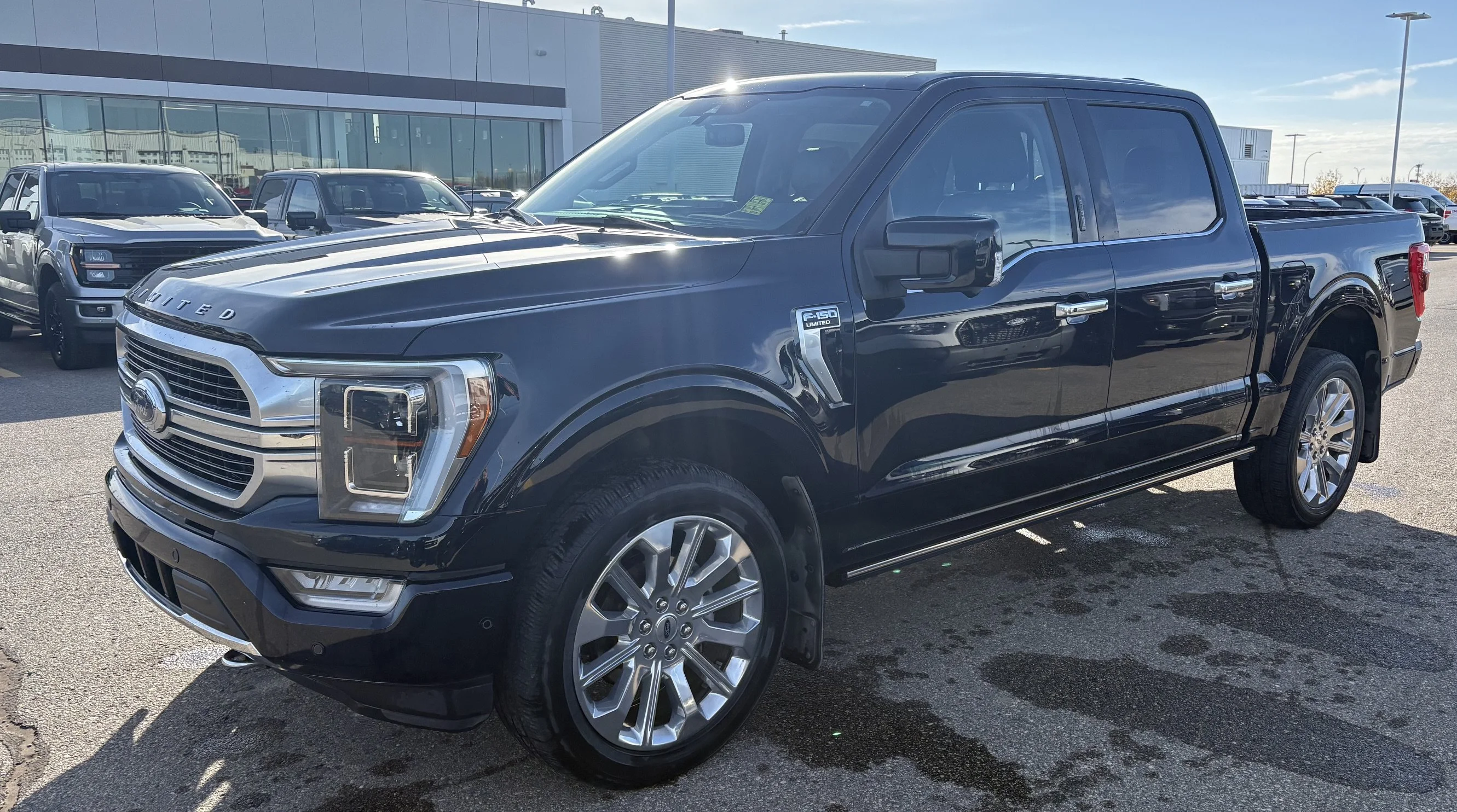 Used 2021 BLUE Ford LIMITED SuperCrew   **New Arrival** image 1