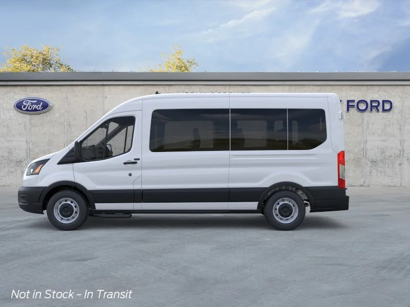 New 2026 Oxford White Ford Passenger Van XL image 3