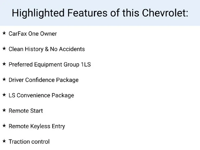 Used 2024 White Chevrolet LS image 2