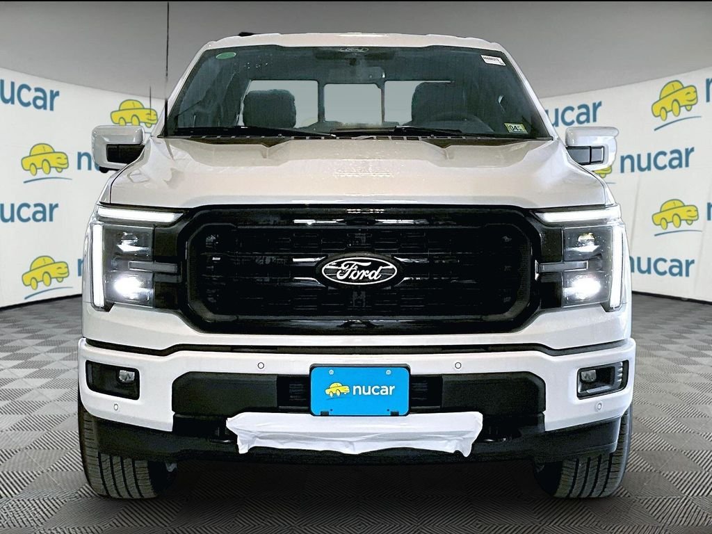 New 2026 Star White Metallic Tri-Coat Ford Lariat image 3