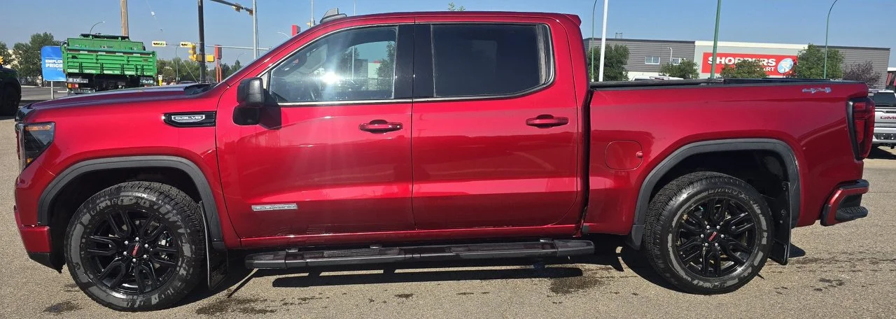 Used 2024 Red Metallic GMC Elevation Crew 5.3L Heated Steering Wheel image 2